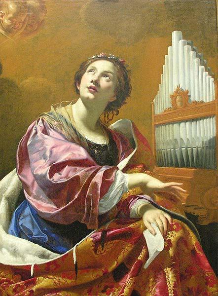 Simon Vouet Saint Cecilia oil painting picture